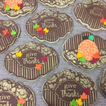Fall Airbrushed Sugar Cookies