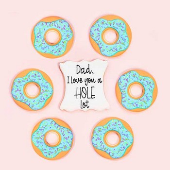 Father's Day Donut Pun Cookies