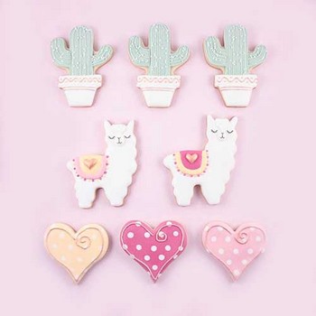 Llama Love Cookie Set