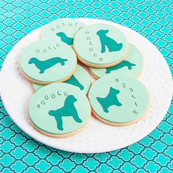 Dog Silhouette Cookies