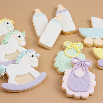 Pastel Baby Cookie Set