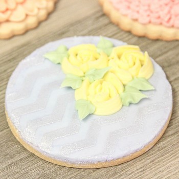 Buttercream Floral Cookies