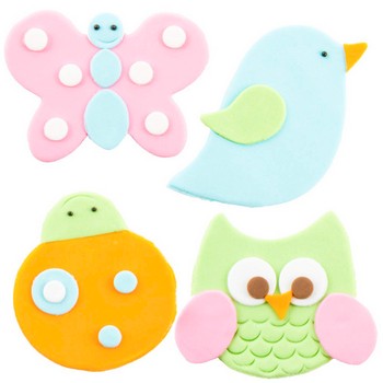 Fluttering Friends Cutie Cutter Toppers