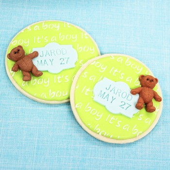 Baby Announcement Cookies