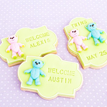 Welcome Baby Cookies