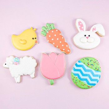 Pastel Easter Cookie Set