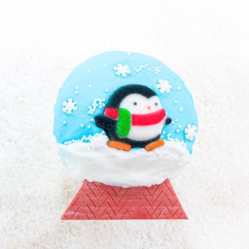 Winter Snowglobe Cupcake