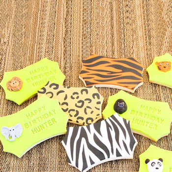 Jungle Birthday Cookies