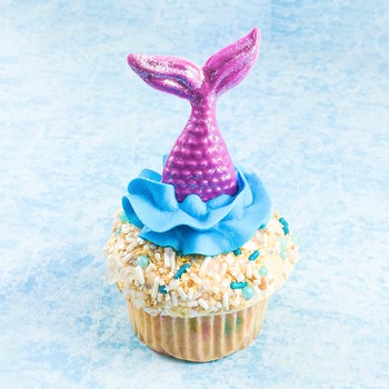 Mermaid Tail Cupcake