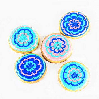 Funky Floral Cookies