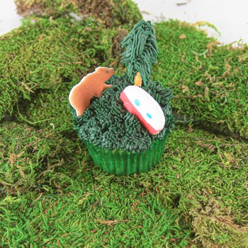 Forest Scene Cupcake