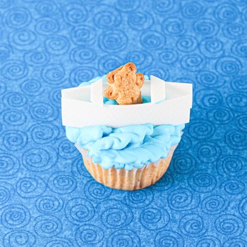Boating Bear Cupcake