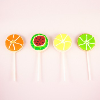 Fruit Cookie Pops