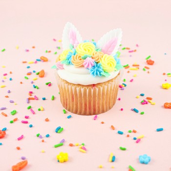 Floral Bunny Cupcake