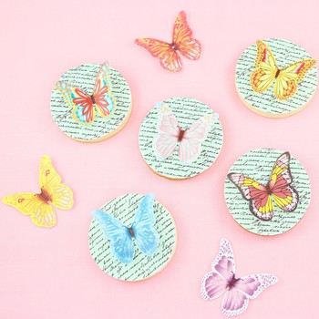 Printed Butterfly Cookies