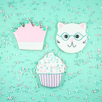 Pretty Kitty Cookie Set