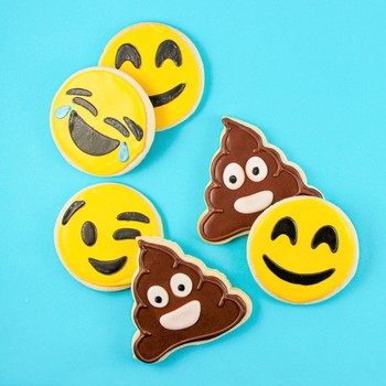 Assorted Emoji Cookies