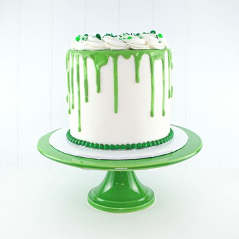 Green Drip Cake