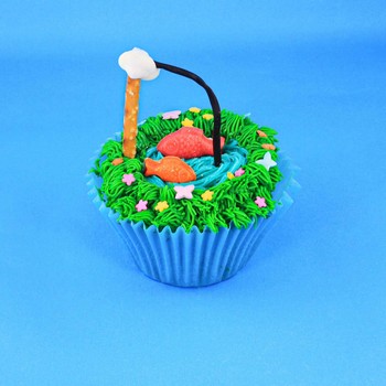 Fishing Cupcake
