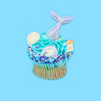 Mermaid Shell Cupcake