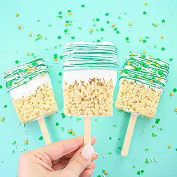 St. Patrick's Rice Krispie Treats