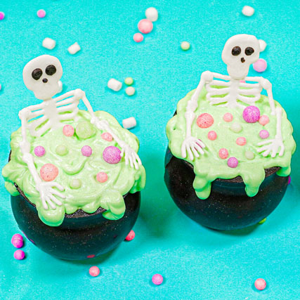 Skeleton Bath Halloween Hot Chocolate Bombs