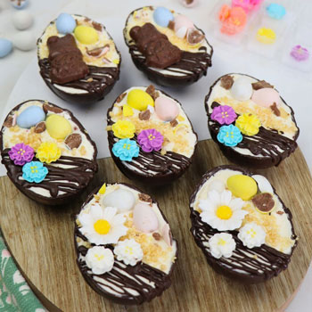 Easter Egg Cheesecakes