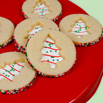 Christmas Tree Cut-Out Sugar Cookies