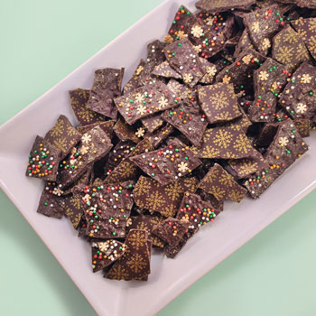 Mint Cookie Chocolate Bark