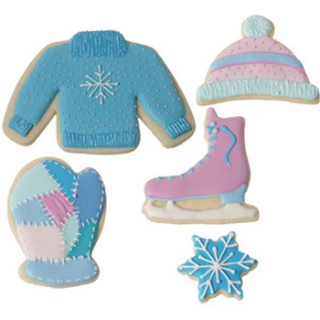 Royal Icing Snowy Winter Cookie Set