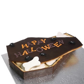 Happy Halloween Coffin Cookie Box