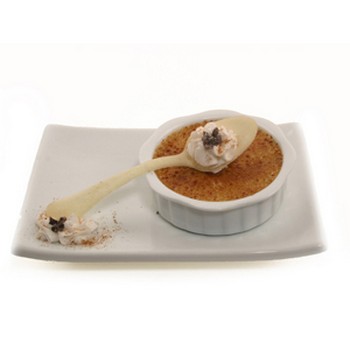 Creme Brulee with Tuile Spoon