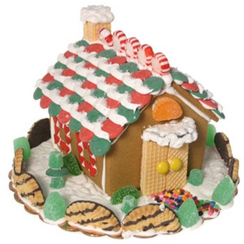 Festive Gingerbread House