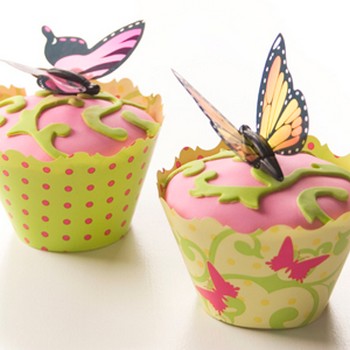 Fluttering Butterfly Cupcakes