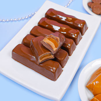 Nougat and Caramel Bars