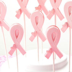 Pink Ribbon Suckers