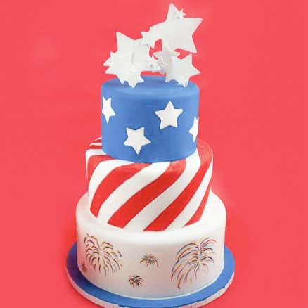 Stars and Stripes Cake