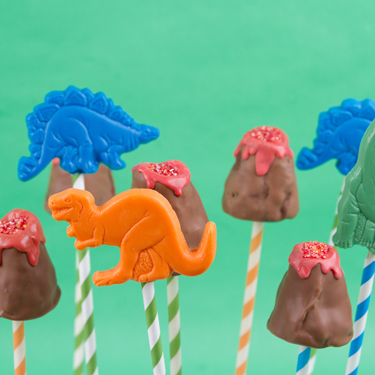 Volcano Cake Pops