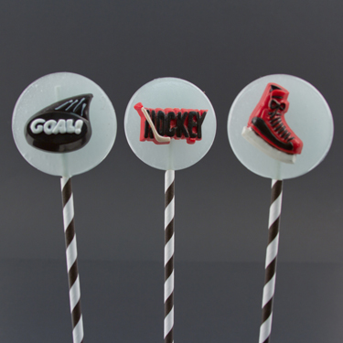 Hockey Isomalt Suckers