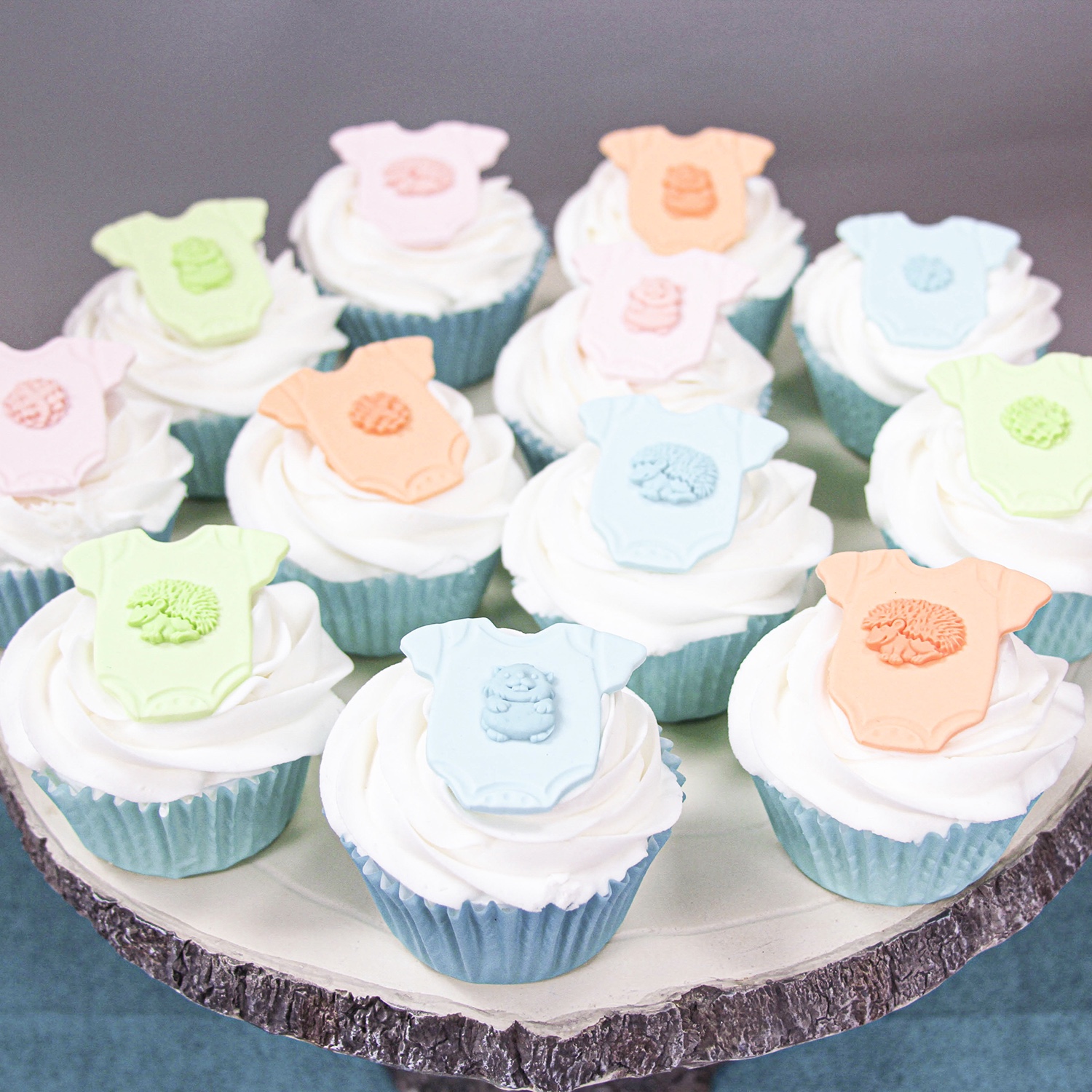 Woodland Baby Cupcakes