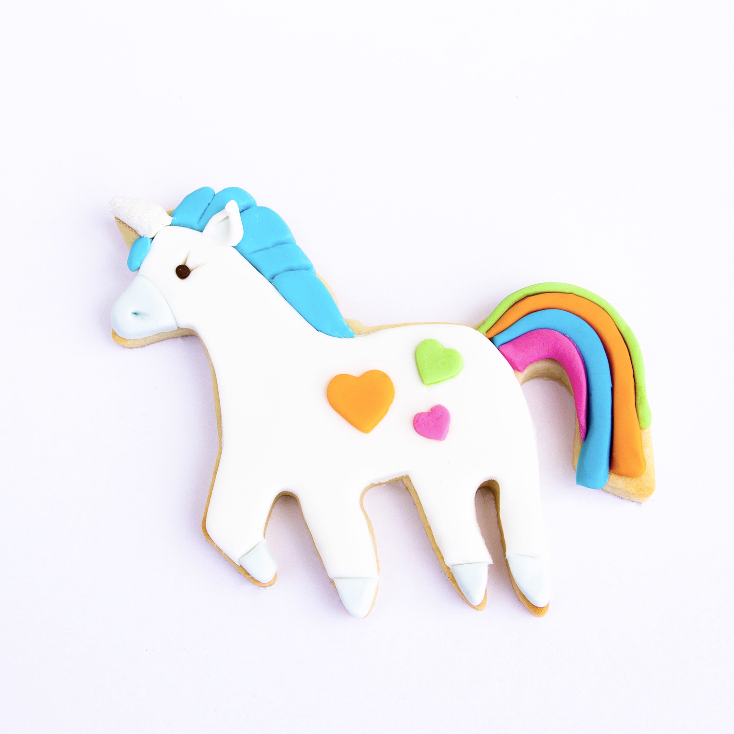 Rainbow Unicorn Cookie