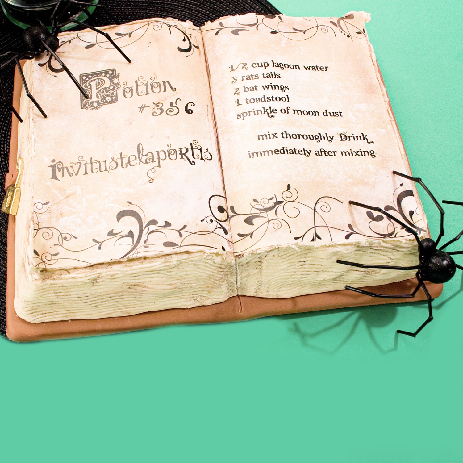 Potion Book Cake