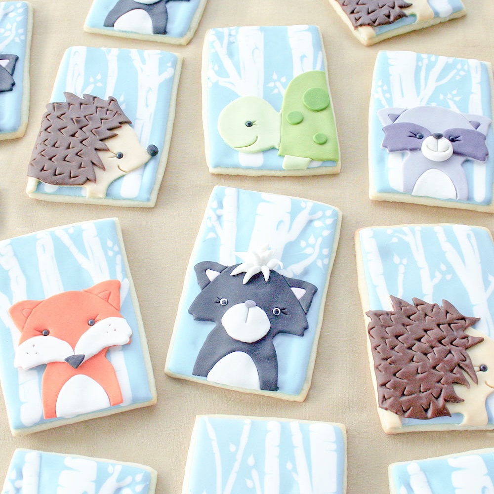 Woodland Animal Cookies