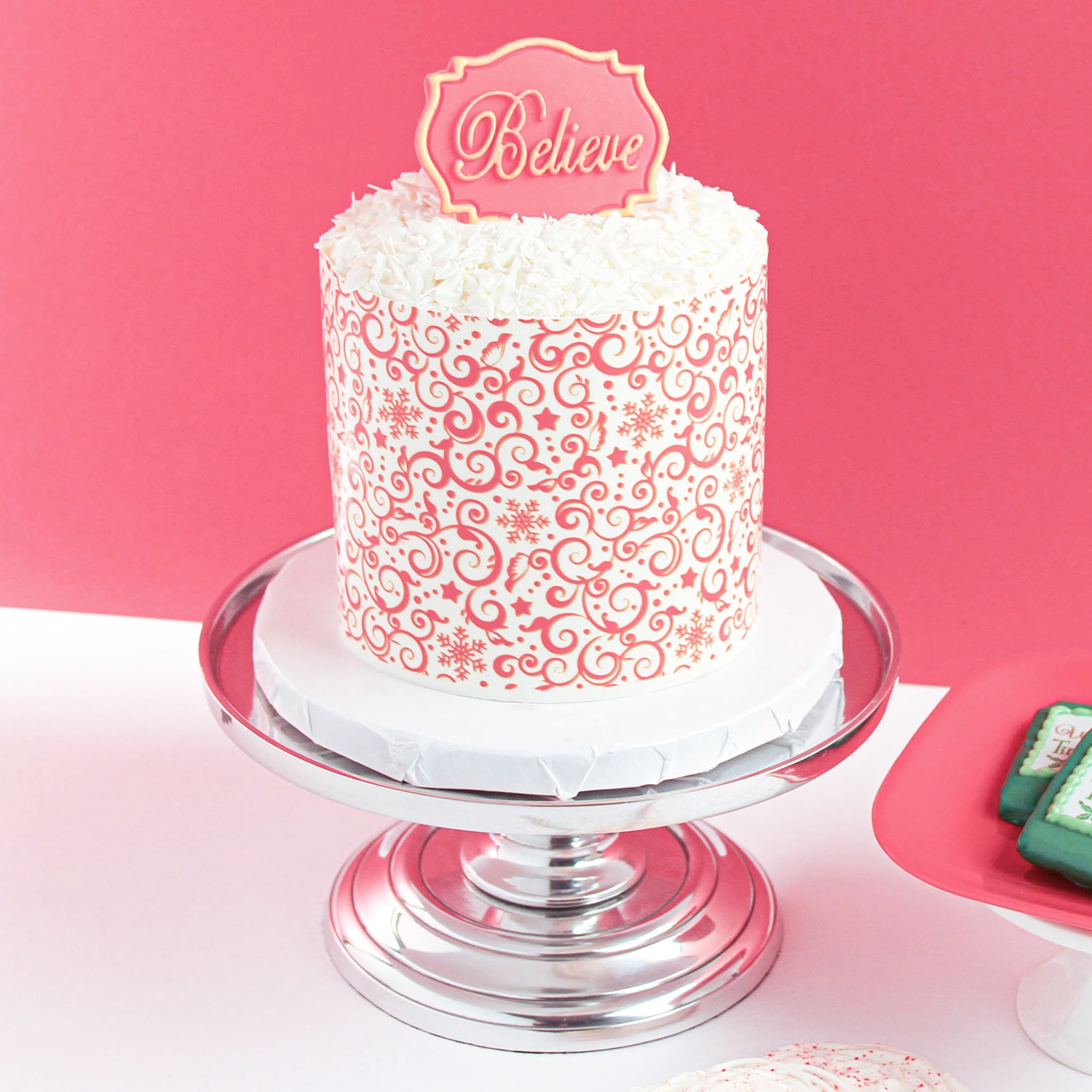 Believe Christmas Cake