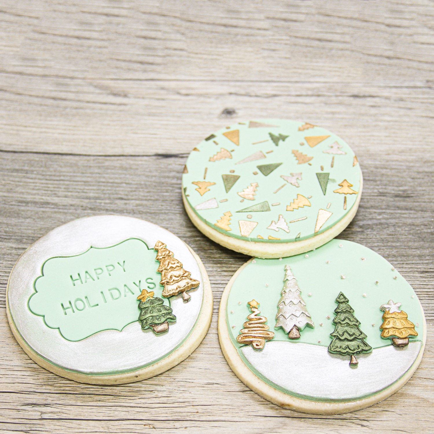Happy Holidays Cookie Set