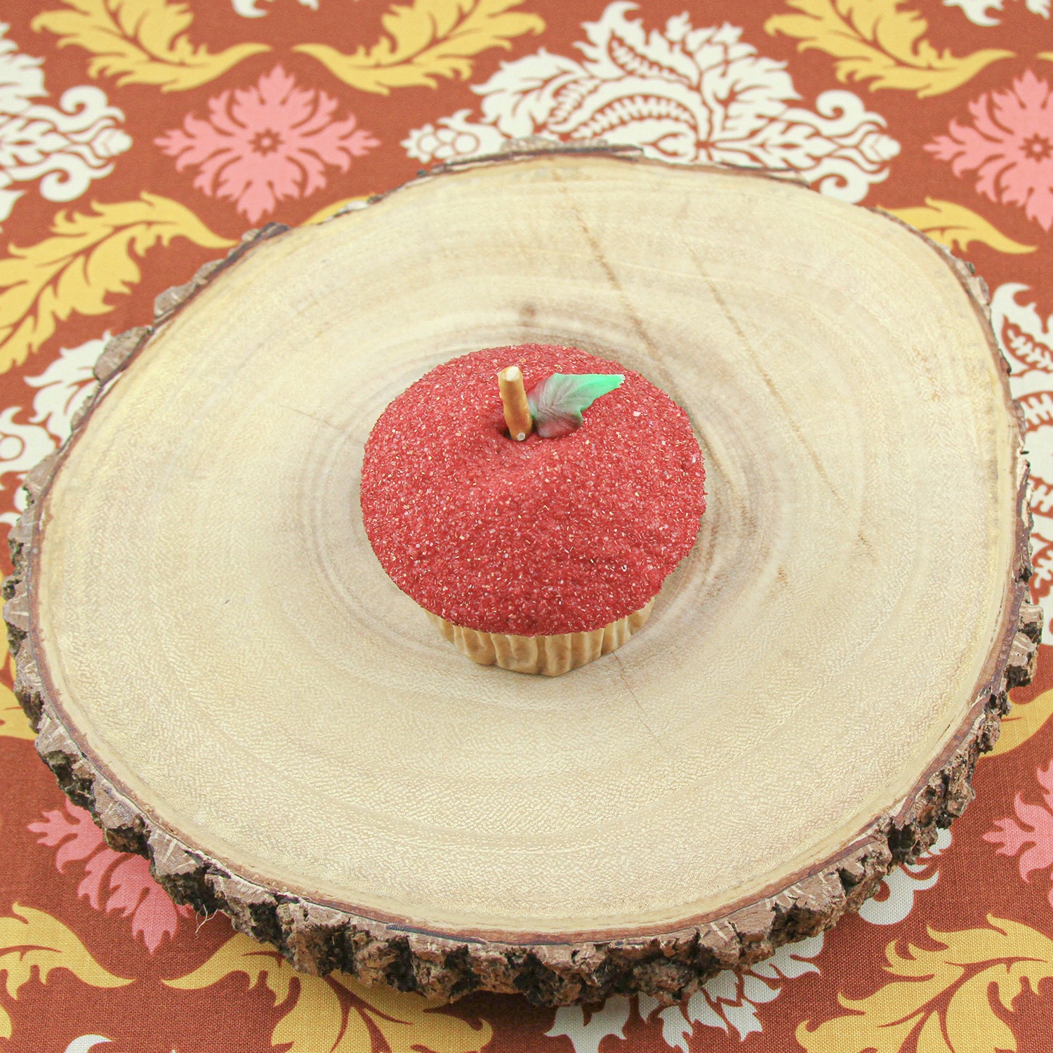Apple Decorated Cupcake