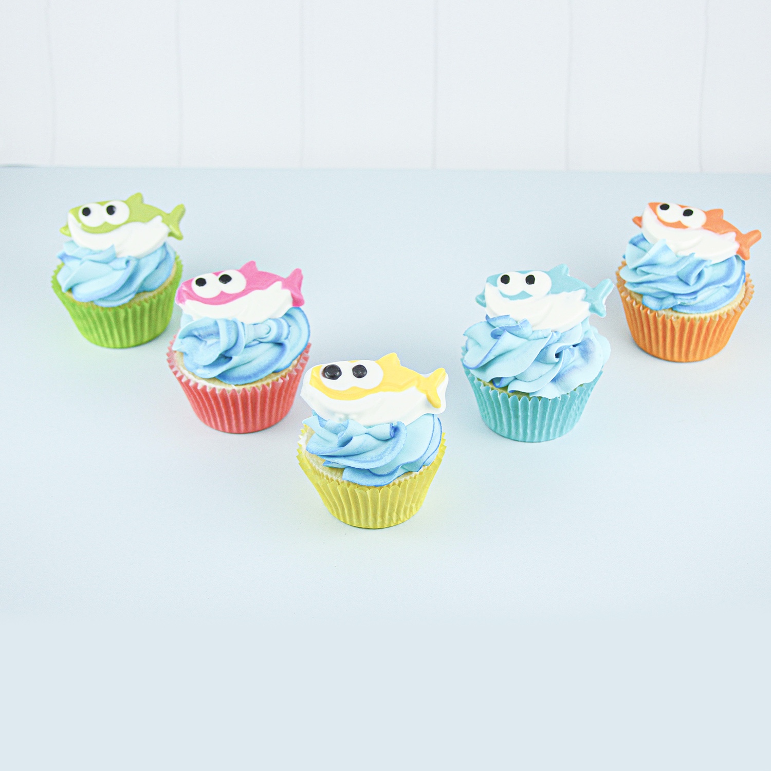 Baby Shark Cupcakes