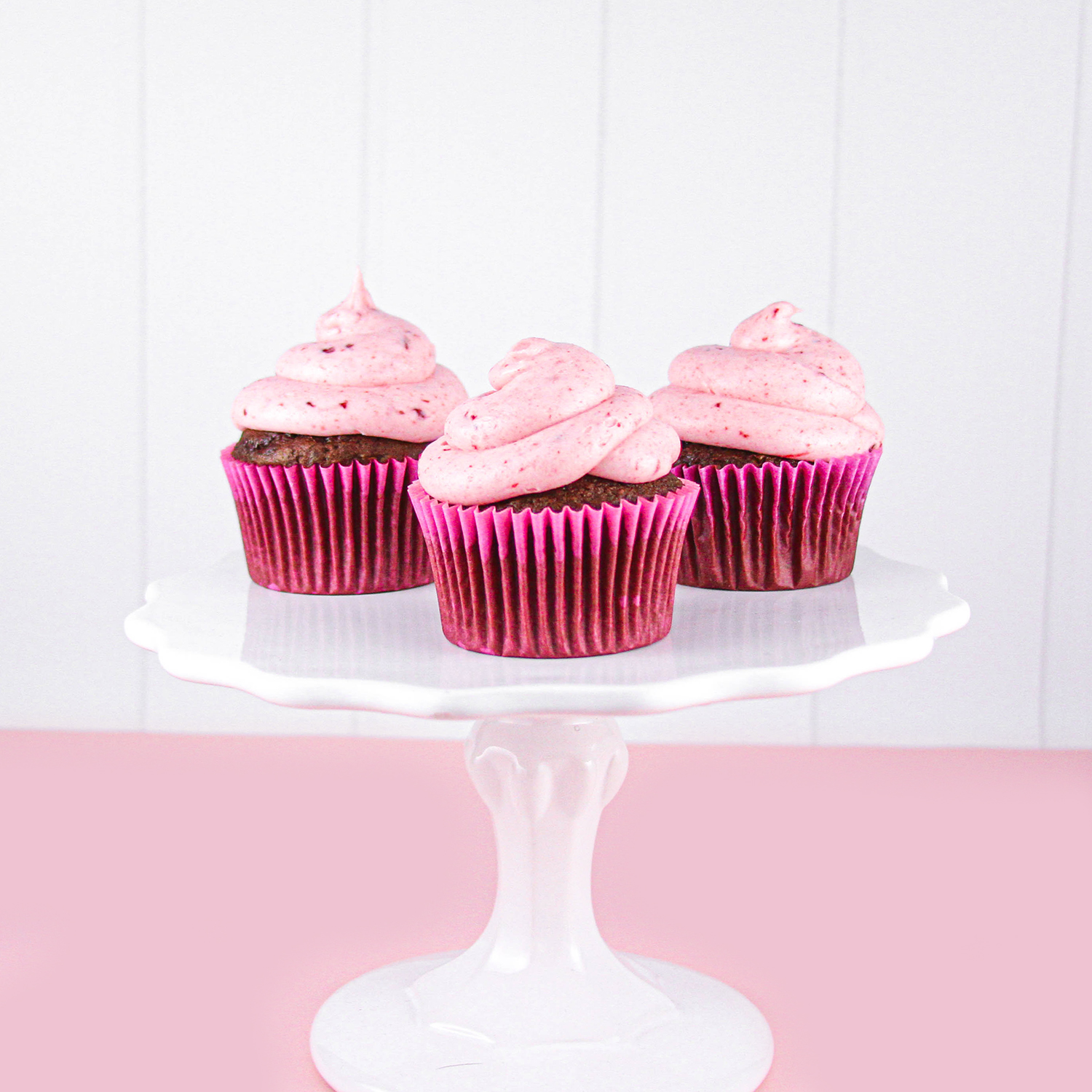 Chocolate Strawberry Cupcakes