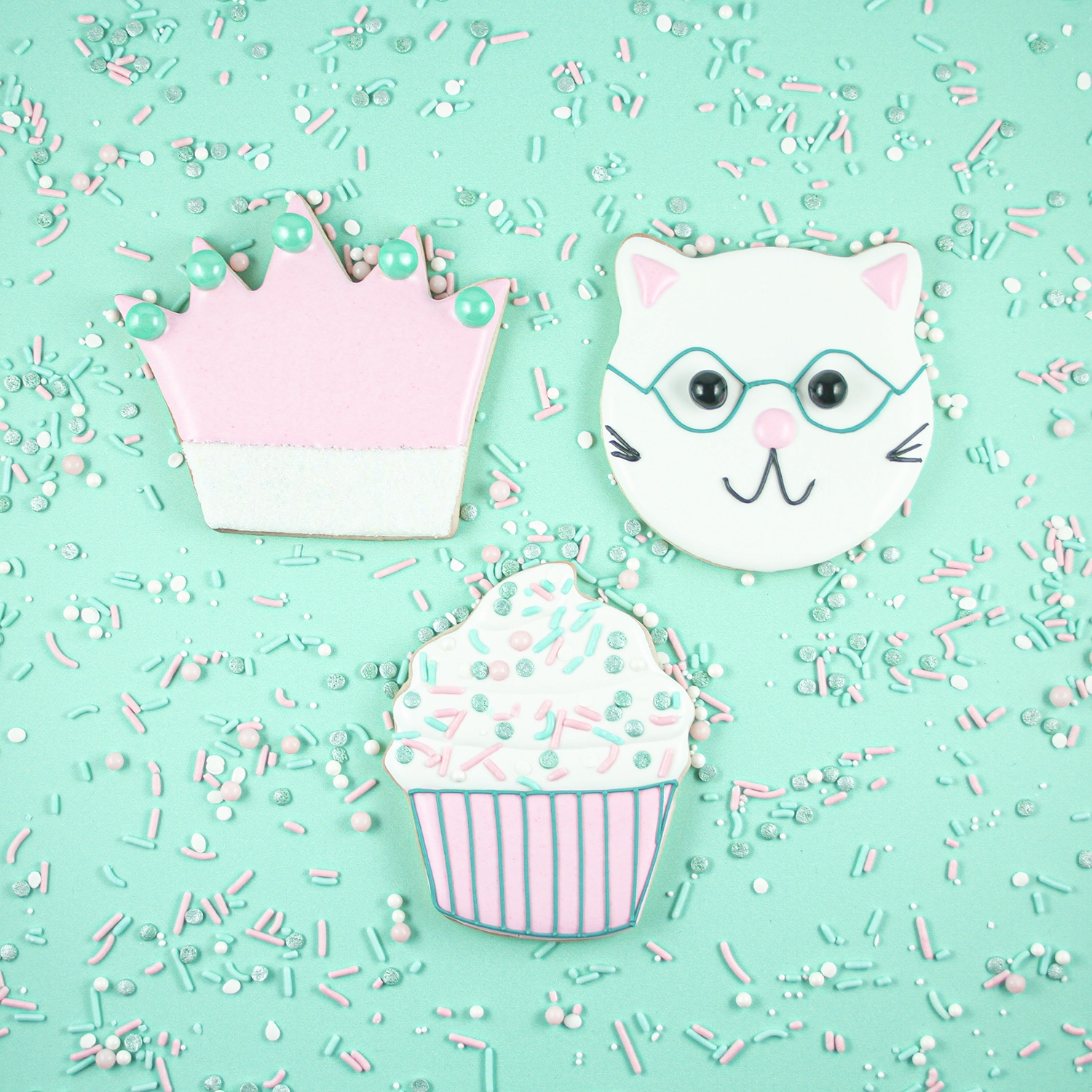 Pretty Kitty Cookie Set