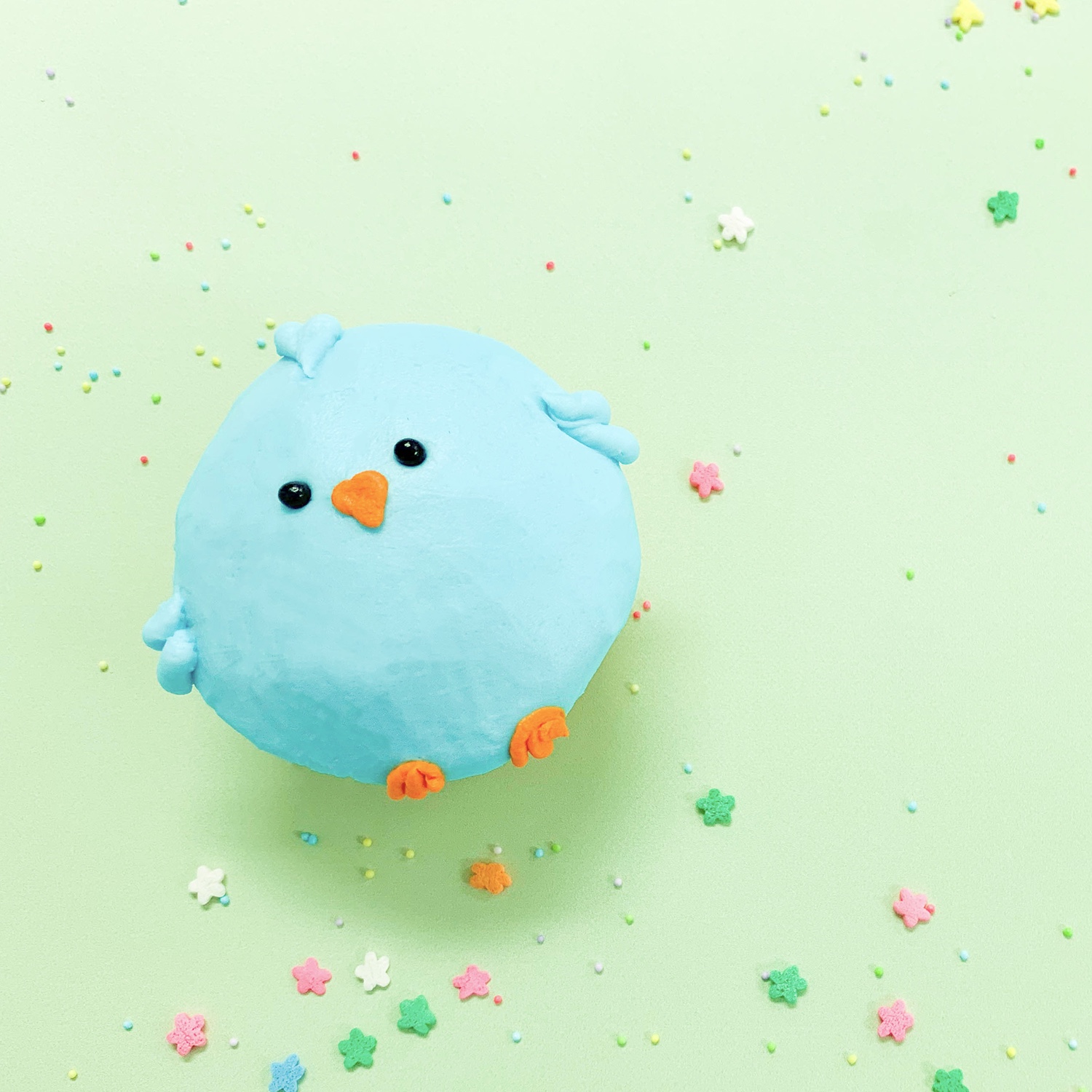 Blue Bird Cupcake